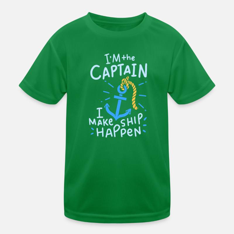 Boot Bootfahren Boating Kinder Funktions-T-Shirt