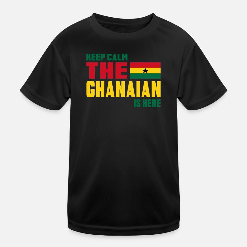 Keep Calm Ghana / Gift Mali National Flag Kids Functional T-Shirt