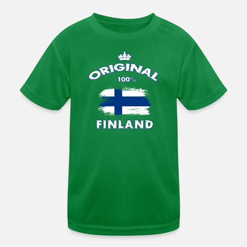 Finlande 100 % original / Helsinki Scandinavie T-shirt sport Enfant
