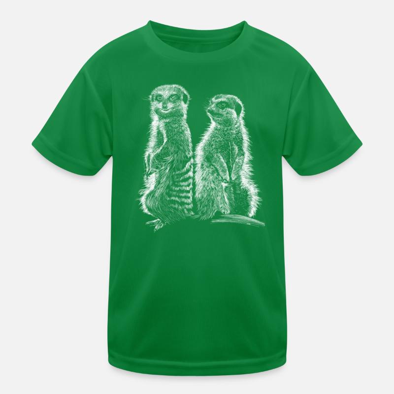 Erdmännchen Kinder Funktions-T-Shirt