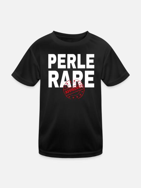 Pearl Sparkle DesignRare - Kids Functional T-Shirt - black - Front