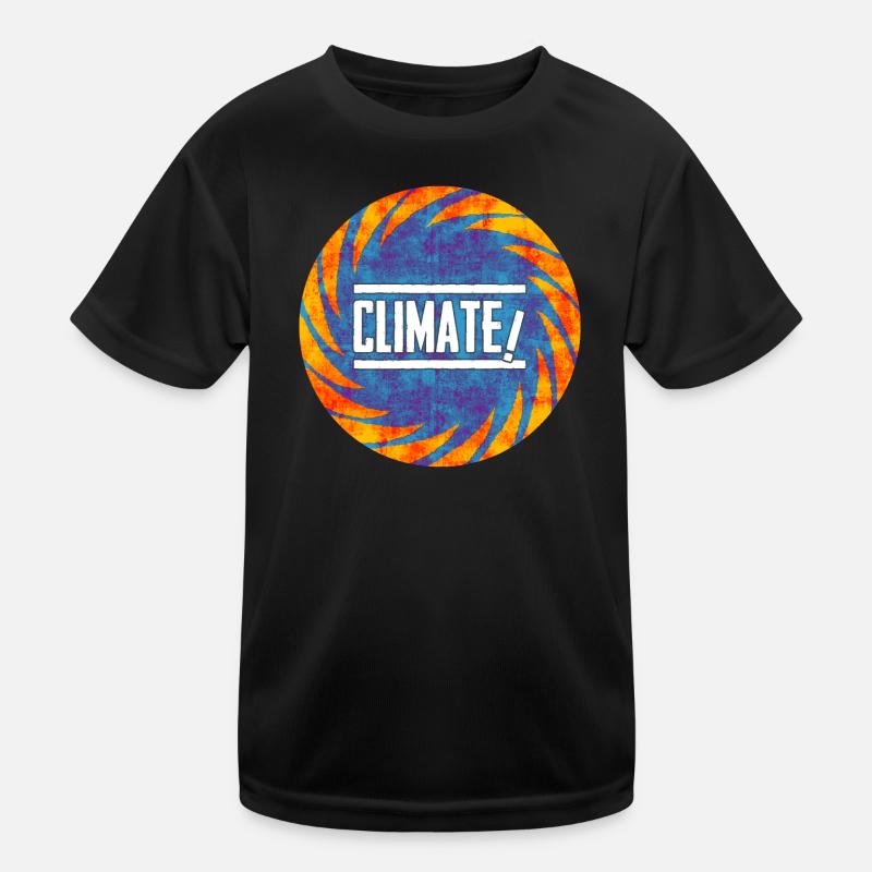 Klimawandel Protest Design Kinder Funktions-T-Shirt