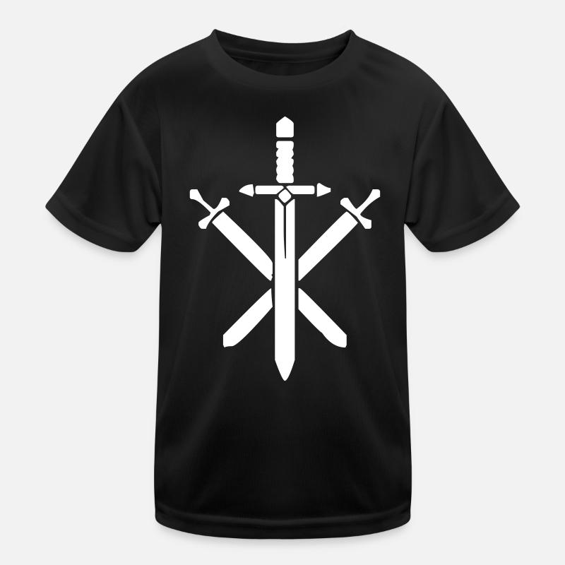 Schwerter Kinder Funktions-T-Shirt