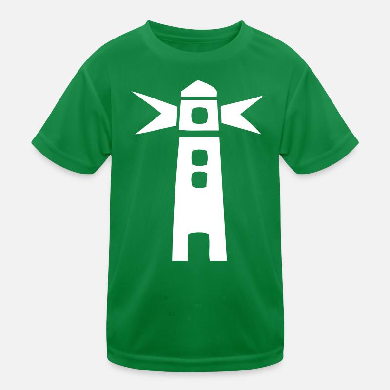 Leuchtturm Kinder Funktions-T-Shirt