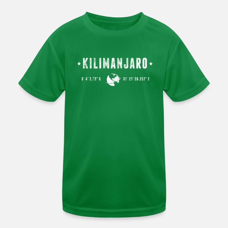 Kilimanjaro Kinder Funktions-T-Shirt