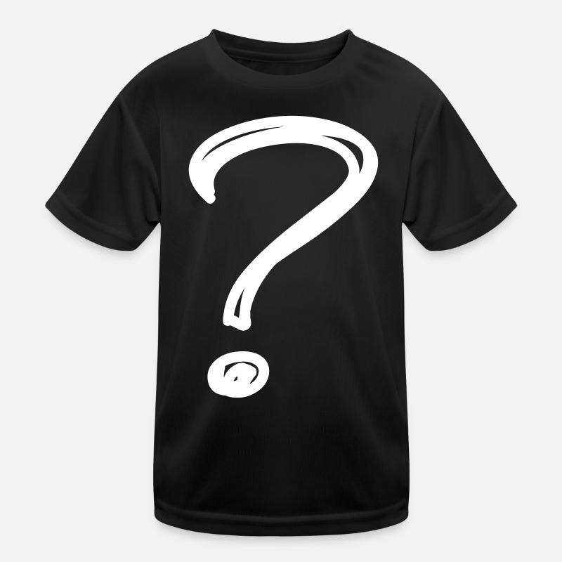 Ein Fragezeichen Kinder Funktions-T-Shirt