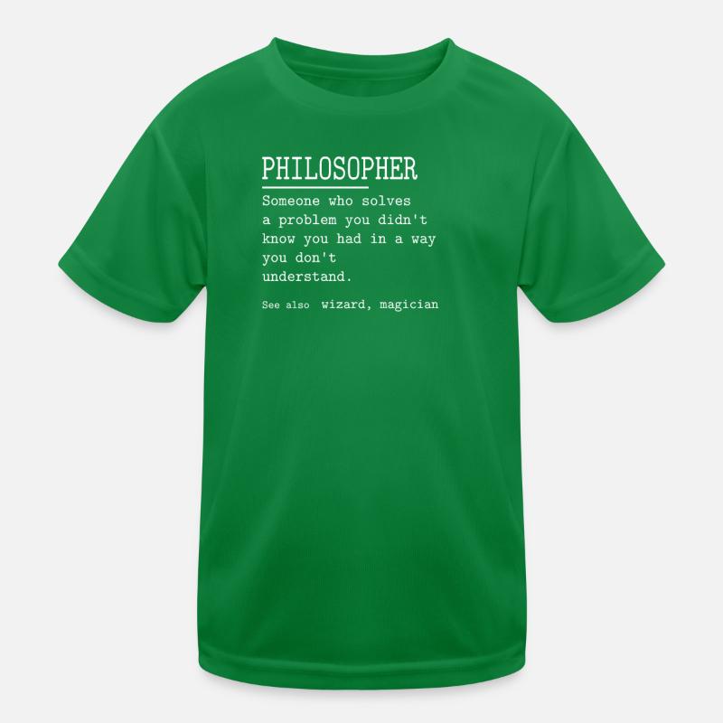 PHILOSOPHER Kids Functional T-Shirt