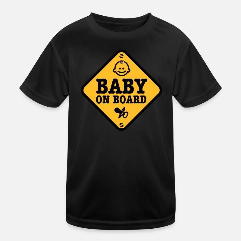 baby on board Kids Functional T-Shirt