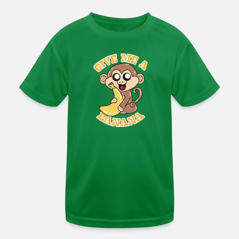 Monkey banana Kids Functional T-Shirt