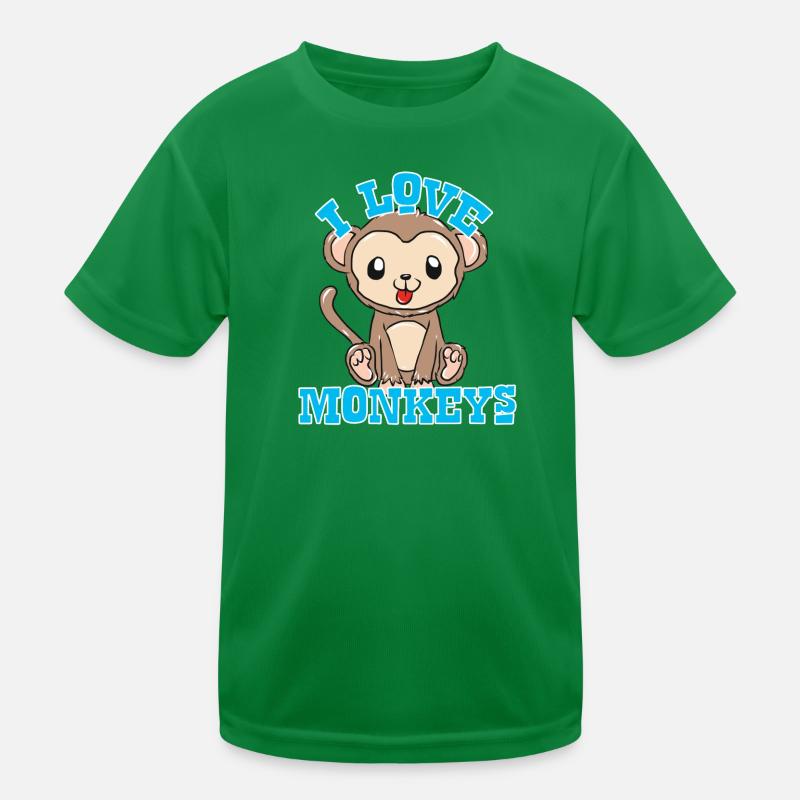 monkeys Kids Functional T-Shirt