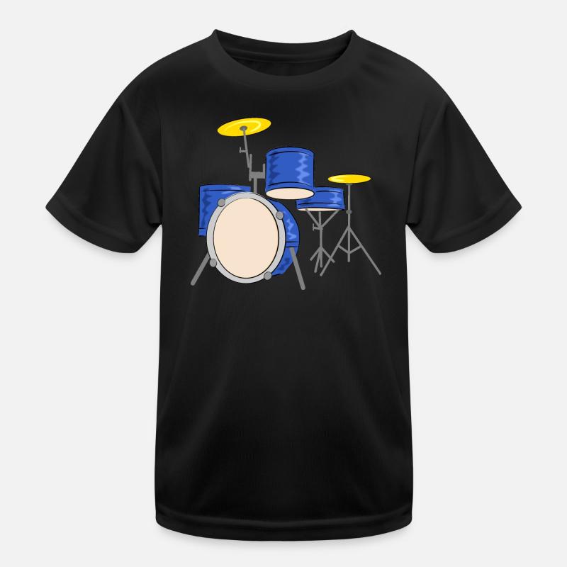 drum Kids Functional T-Shirt