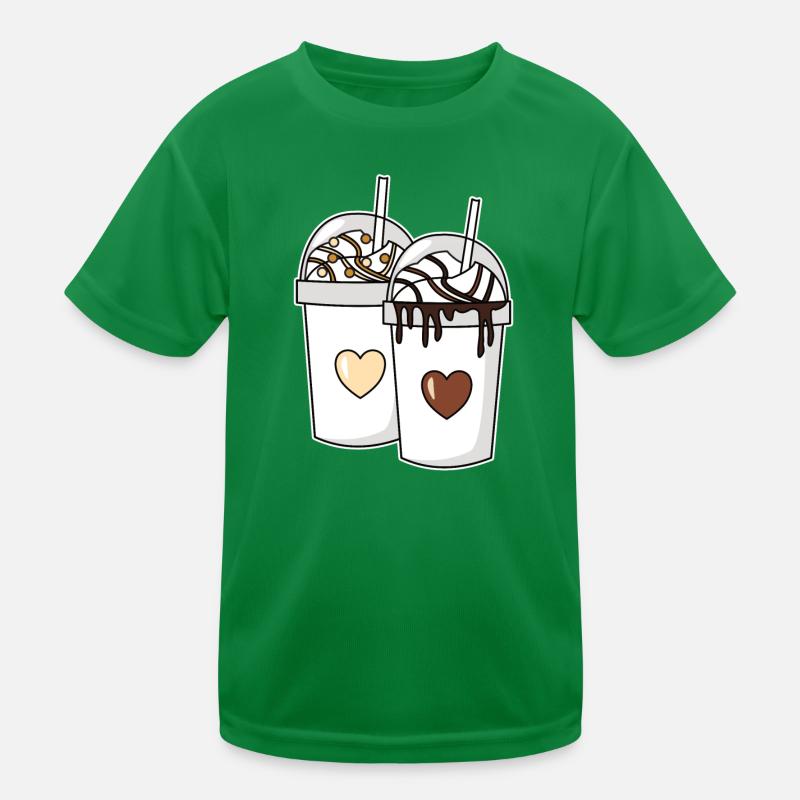 Couple milkshake vanilla chocolate Kids Functional T-Shirt