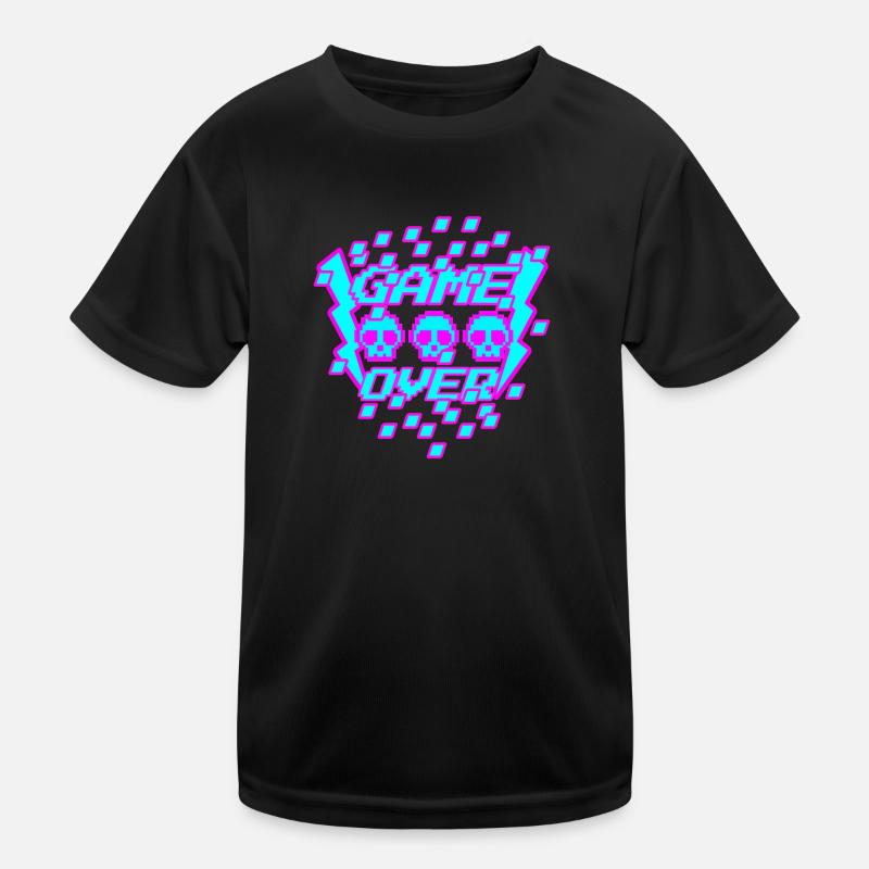 Game Over Pixel Kinder Funktions-T-Shirt