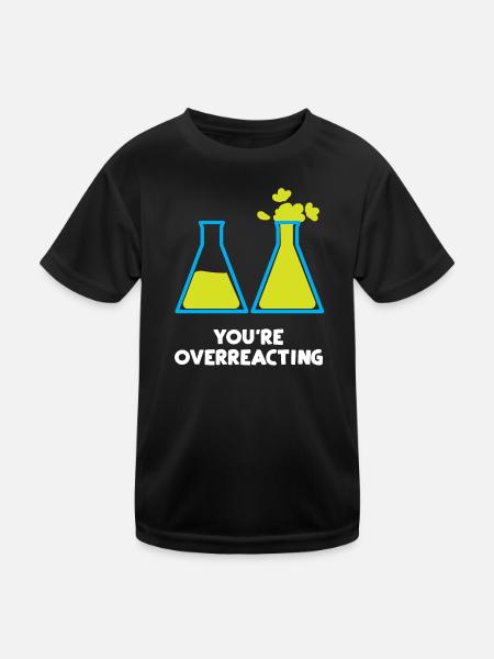 Wissenschaft Chemie - Kinder Funktions-T-Shirt - Schwarz - Vorne