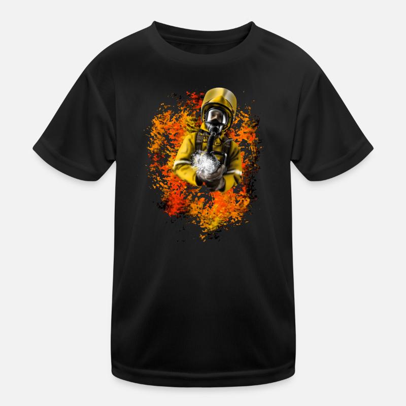 firefighter Kids Functional T-Shirt