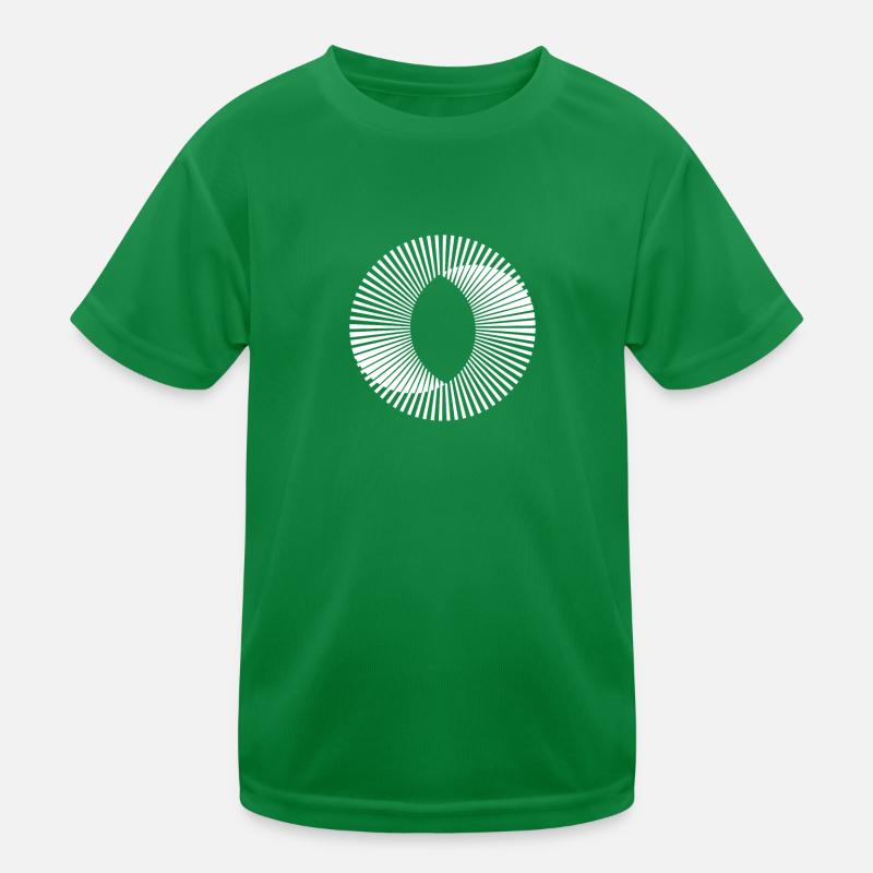 Cercle illusion optique illusion cadeau paradoxe T-shirt sport Enfant