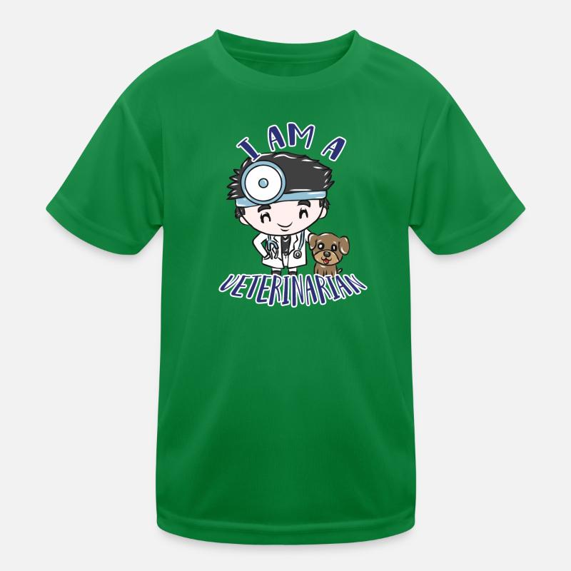 Tierarzt Kinder Funktions-T-Shirt