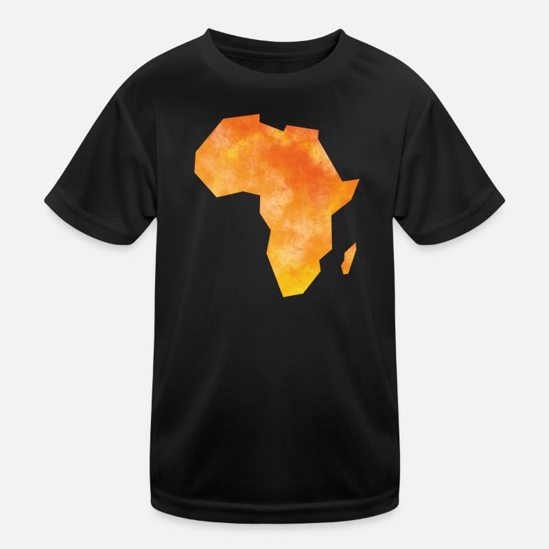 Map Africa T-shirt sport Enfant