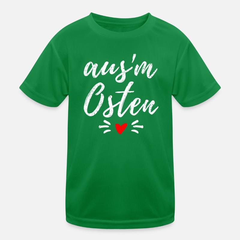 Osten - Ossi - Ost Deutschland - Mauerfall Kinder Funktions-T-Shirt