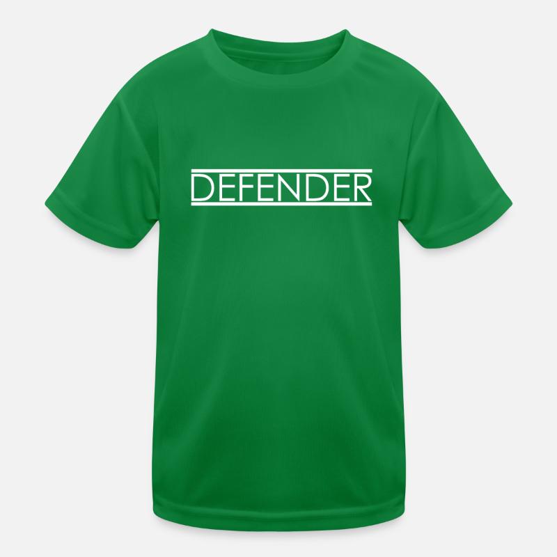 Defender Line lettering Kids Functional T-Shirt