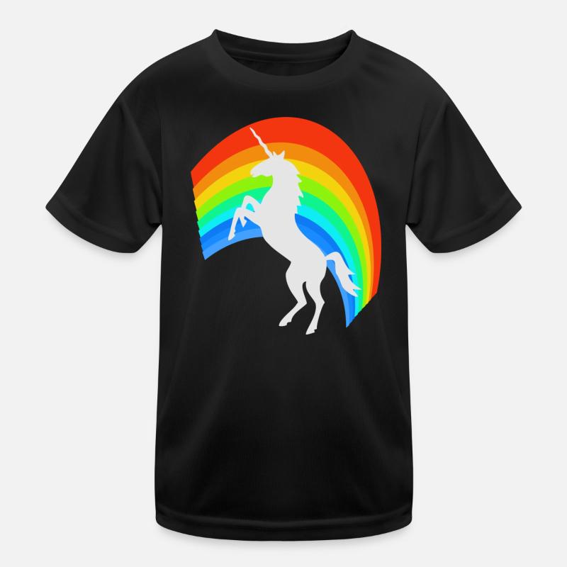 Regenbogen Märchen Kinder Funktions-T-Shirt