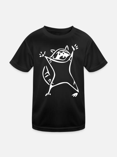Raccoon - raccoon - Kids Functional T-Shirt - black - Front
