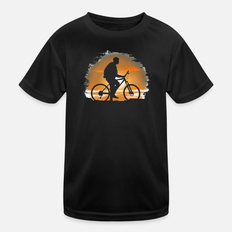 Bicycle trip Kids Functional T-Shirt