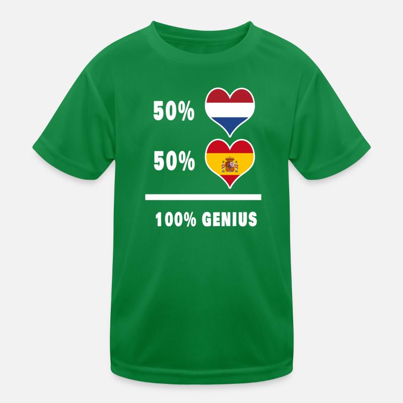 Pays-Bas et Espagne 100% Genial T-shirt sport Enfant