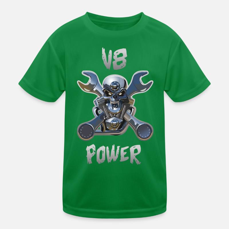Engine V8 Power Kids Functional T-Shirt
