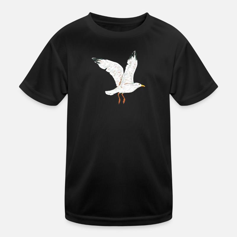 fliegende moewe vogel Kinder Funktions-T-Shirt