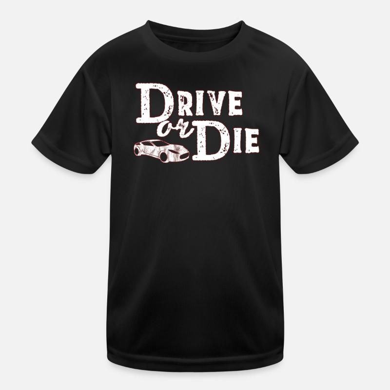automobile Kids Functional T-Shirt