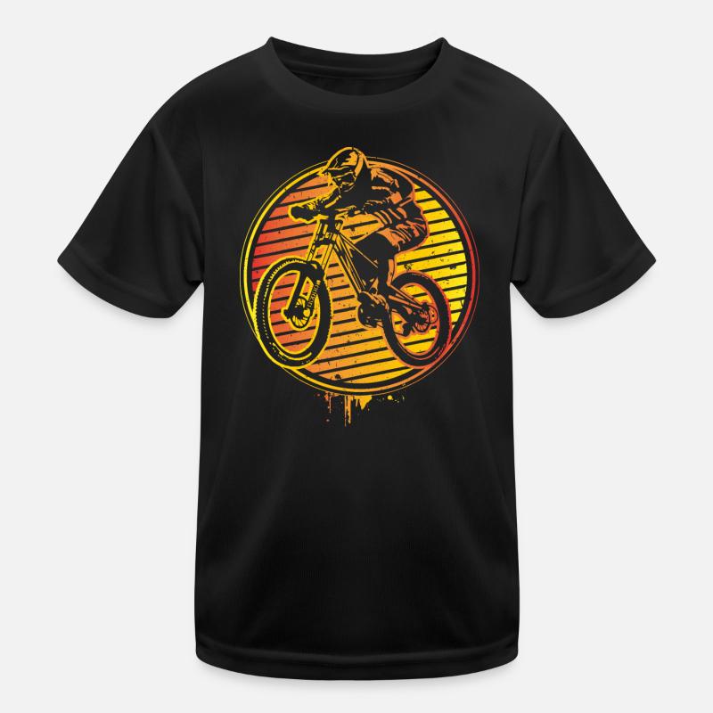 MTB Mountainbike - Mountainbiker Kinder Funktions-T-Shirt