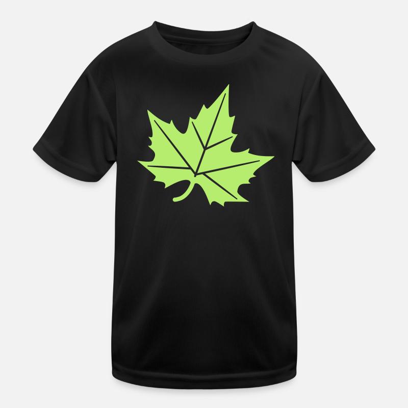 Platane Blatt Design Kinder Funktions-T-Shirt