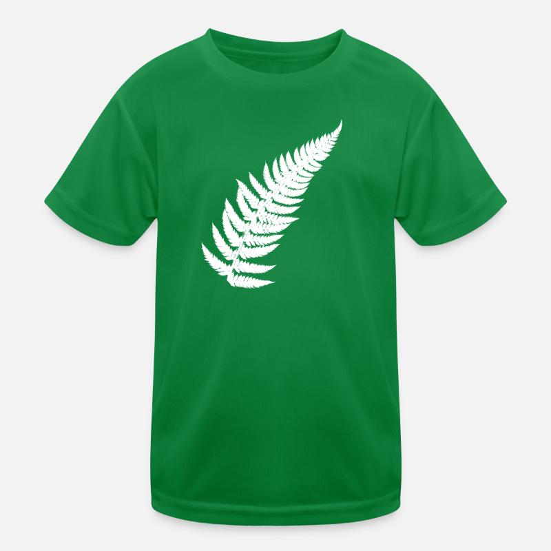 Plume de fougère contrastée T-shirt sport Enfant