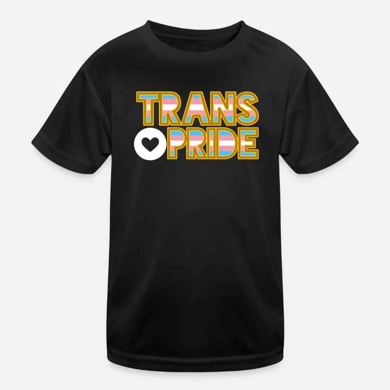 Fierté transgenre T-shirt sport Enfant