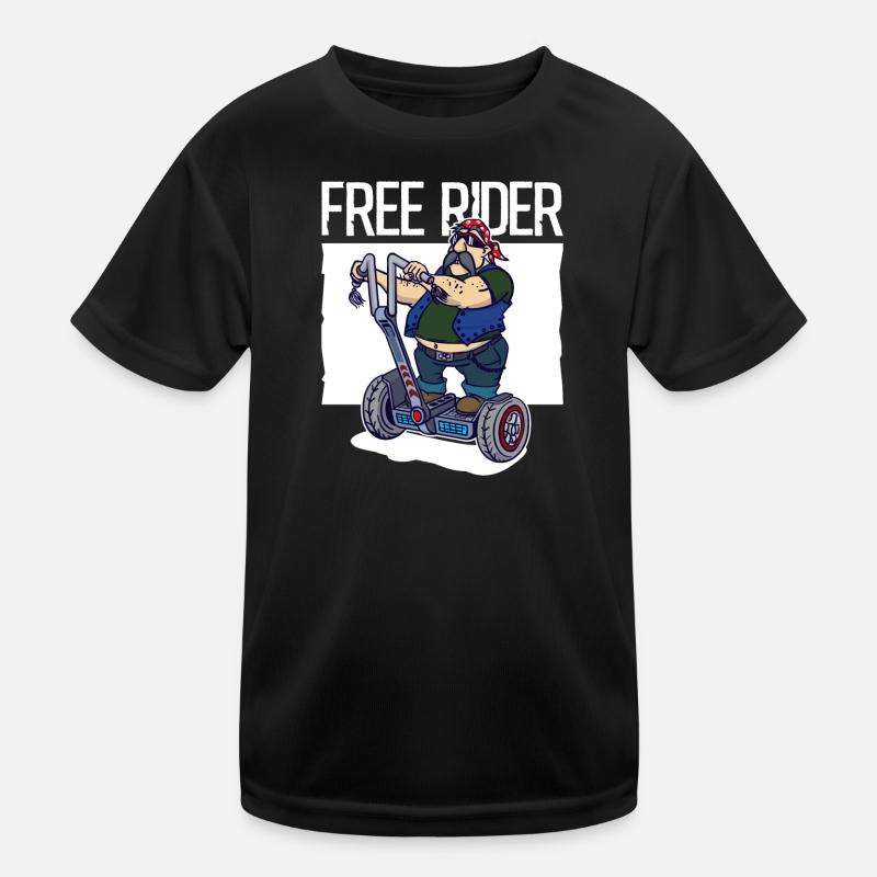 Motorbikes motorcycle freedom independence funny Kids Functional T-Shirt