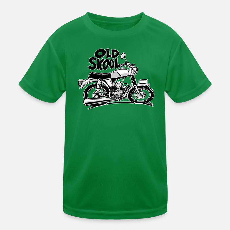 0897 moped 50cc OLD SKOOL Kids Functional T-Shirt