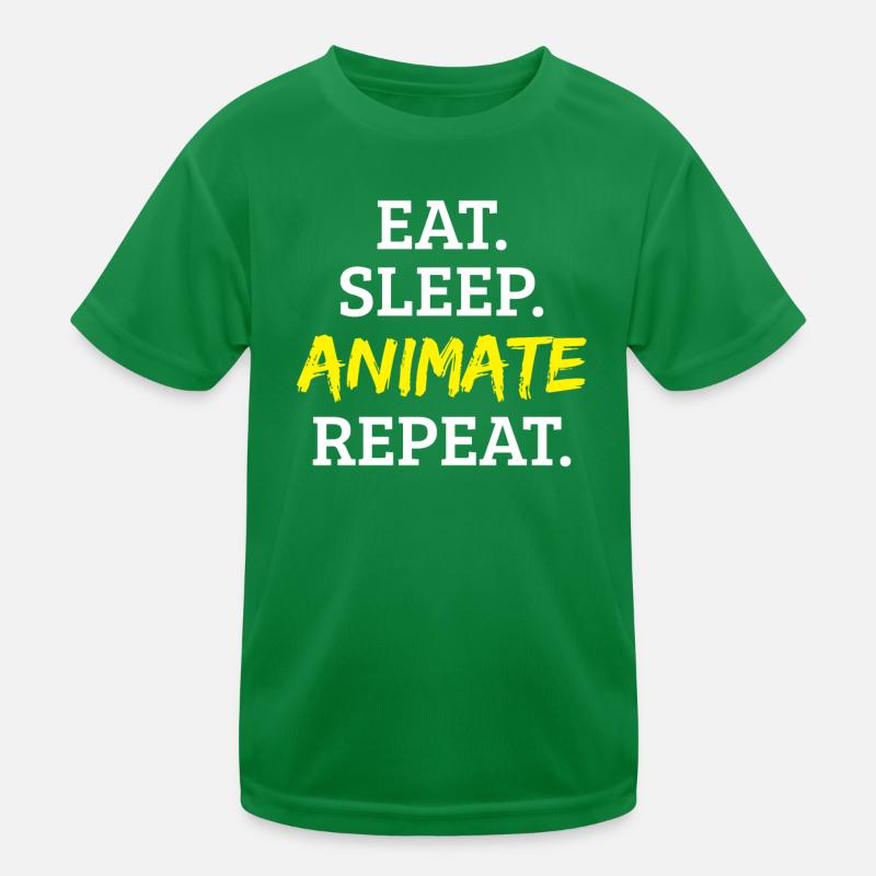 Animation animate Kids Functional T-Shirt