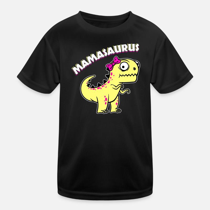Mutter Supermama Beste Mutter Dinosaurier Lustig Kinder Funktions-T-Shirt