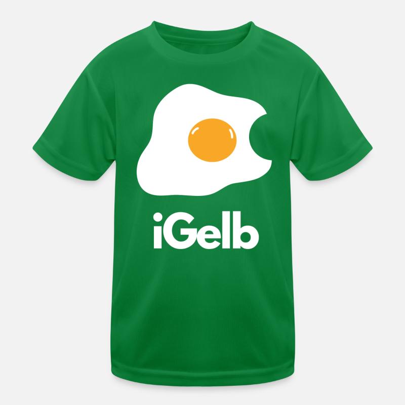 iYellow Egg Dream Breakfast Motif Kids Functional T-Shirt