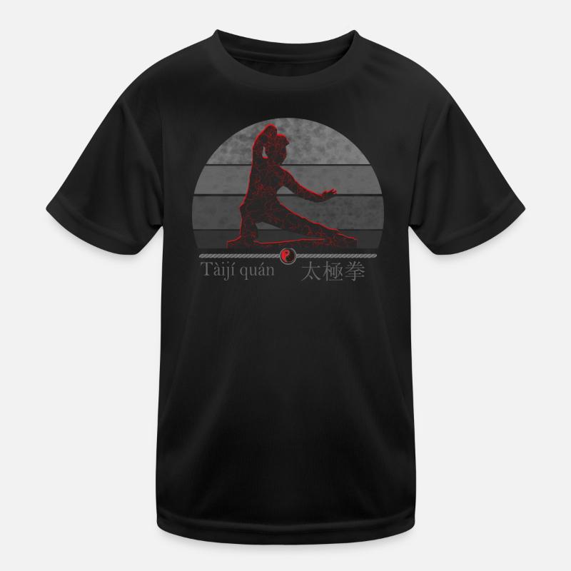 Tai Chi Fighter - Training Outfit Gift Kids Functional T-Shirt