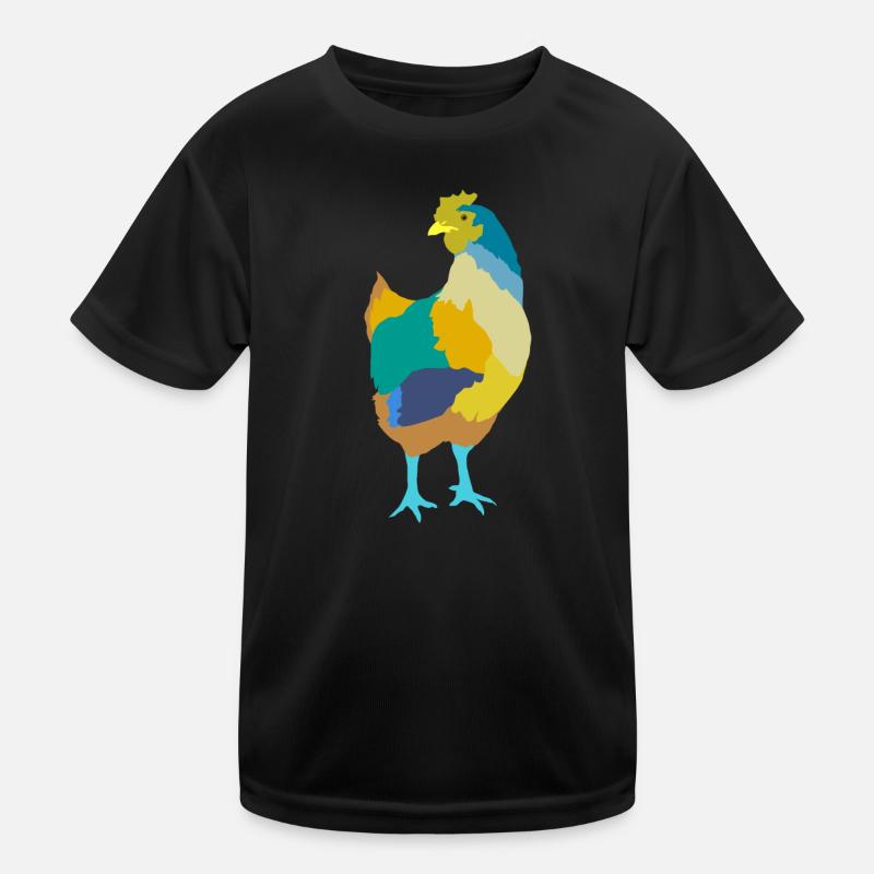 Huhn Kinder Funktions-T-Shirt