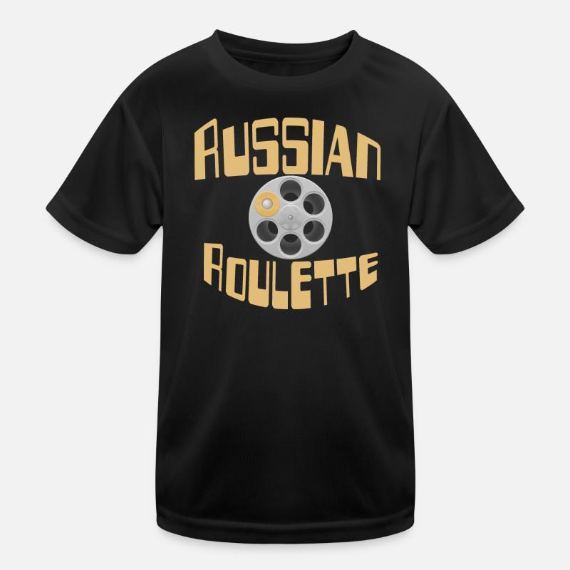Filmrad Risiko Roulette Kinder Funktions-T-Shirt