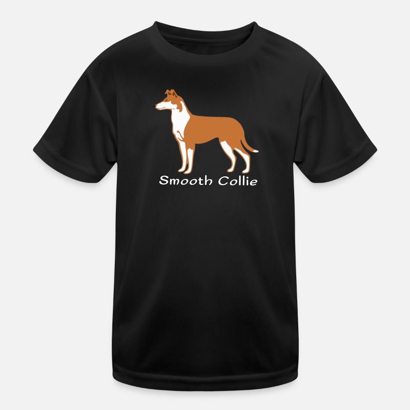Shorthaired Collie sable - Kids Functional T-Shirt - black