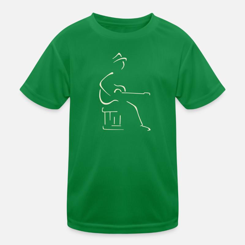 Guitariste blues T-shirt sport Enfant