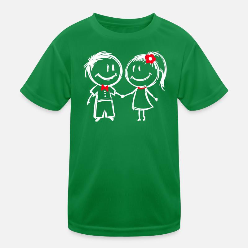 Couple Amour relation Romance Saint Valentin T-shirt sport Enfant