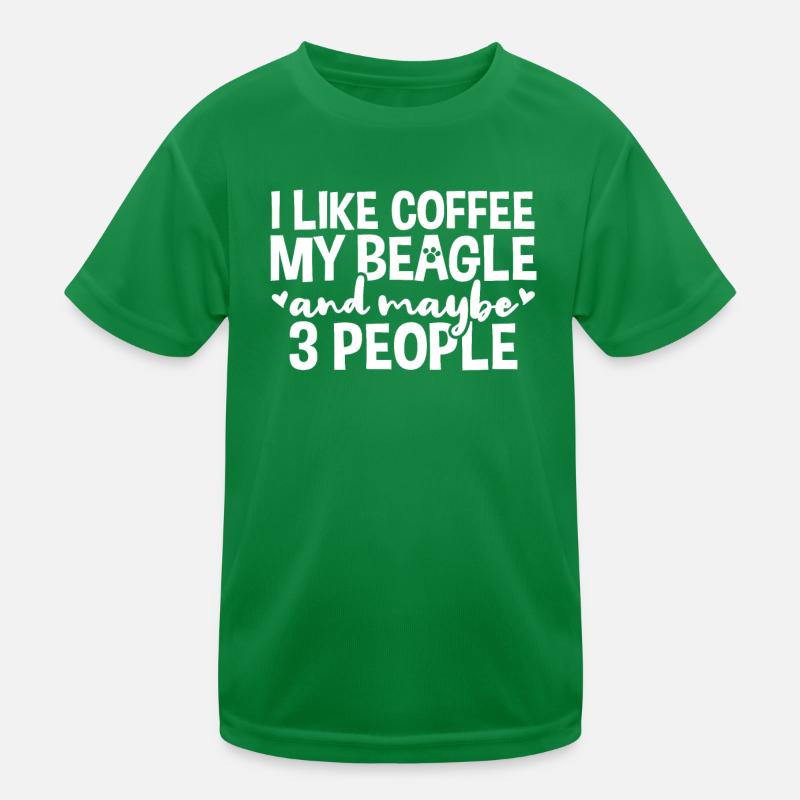 Buveurs de café Beagle T-shirt sport Enfant