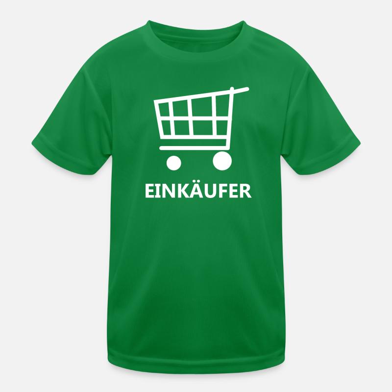 Einkäufer Kinder Funktions-T-Shirt