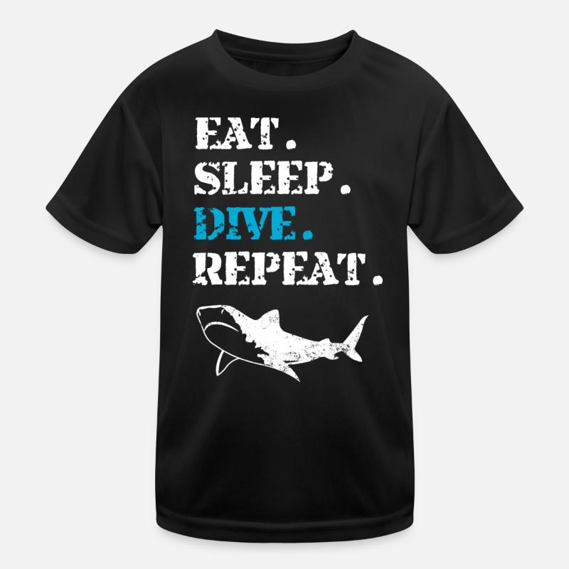 Tauchen Taucher Kinder Funktions-T-Shirt