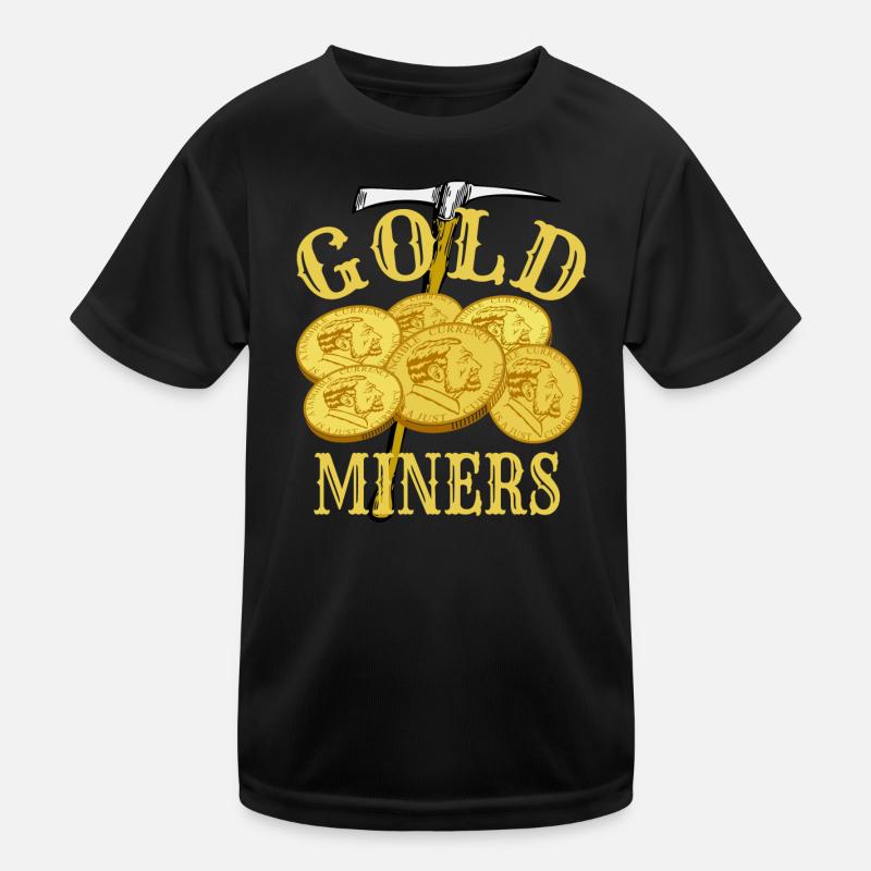 Gold digger Kids Functional T-Shirt